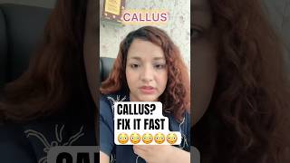 Cracked Heels & Foot Callus Treatment | Simple Home Care Tips for Soft Feet #shorts