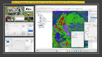 Mineral Mapping and Classification Using Spectral Information Divergence in ENVI 5.7