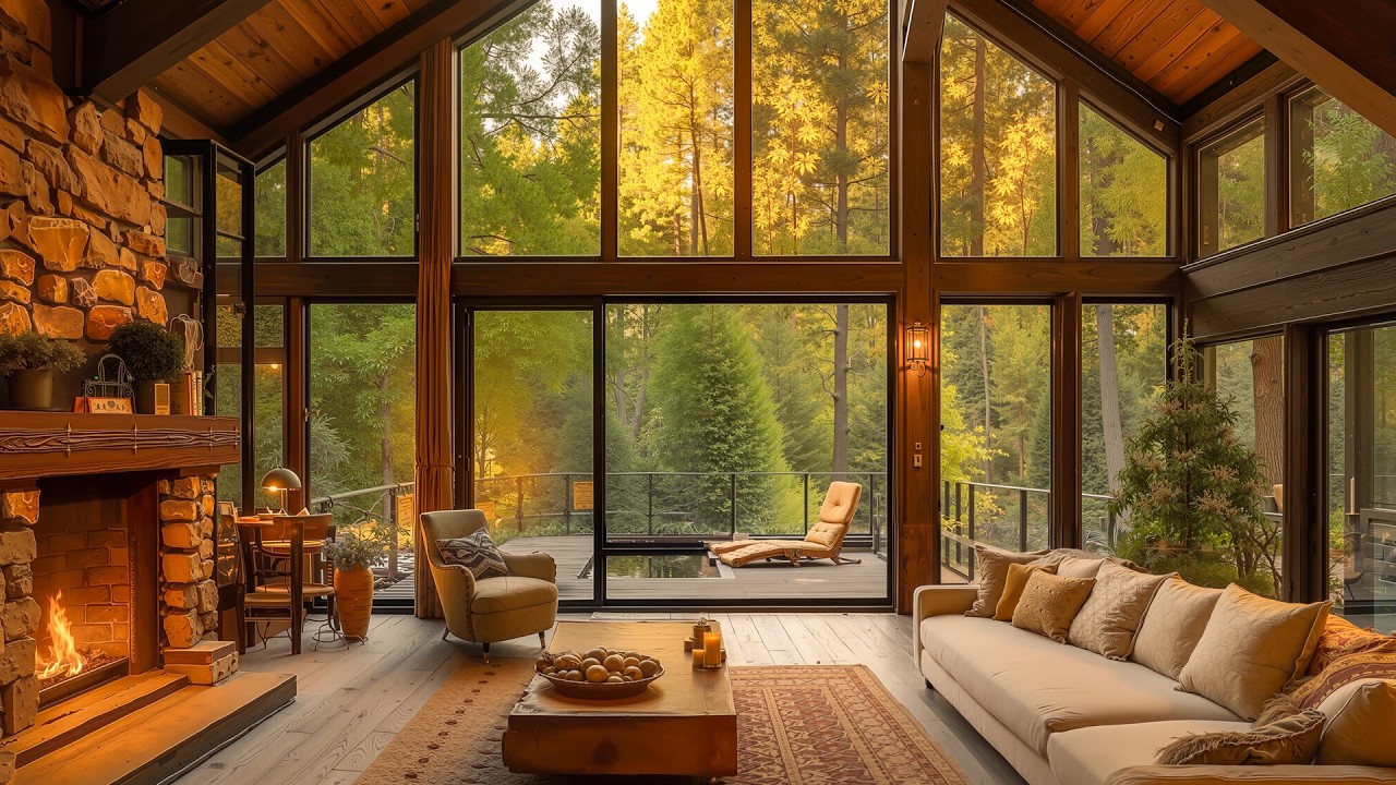 Relaxing Morning Jazz ☕ Soft Jazz Music In Cozy House Ambience For Work & Study