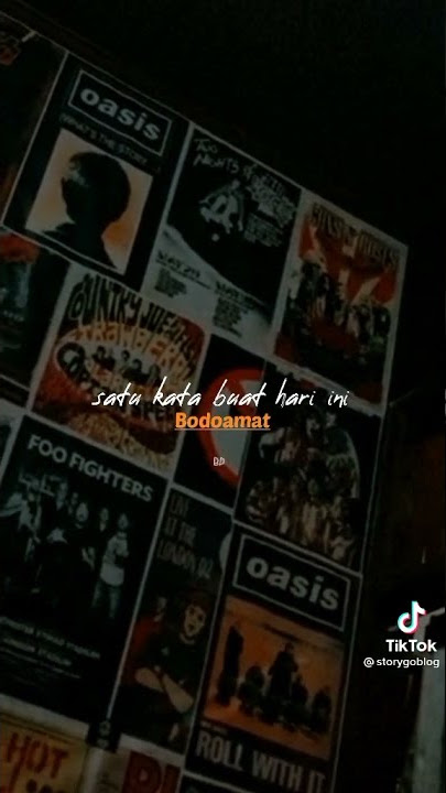 Satu kata buat hari ini bodo amat