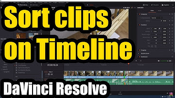 How to Sort Clips by File Name on the Timeline of DaVinci Resolve?