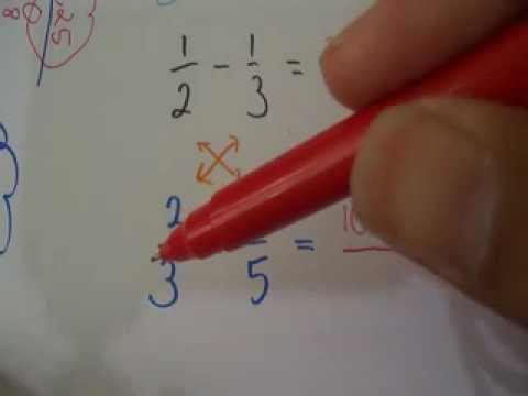 Pecahan Pengurangan Cepat Youtube