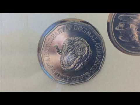 Australian Commemorative 50c From 1991- RAMS Head Coin