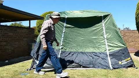 Oztrail 6 p Fast Frame tent setup - also see notes...