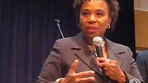 Barbara Lee speaking at 6th Annual ELAM Welcome Re...