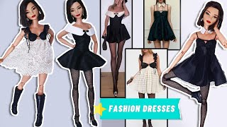 🎀 Doll Fashion DIY: Crafting Luxury Dresses for Barbie Catwalk🎀