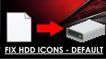 How to Restore Hard Disk Drive Icons to Default  WIN10