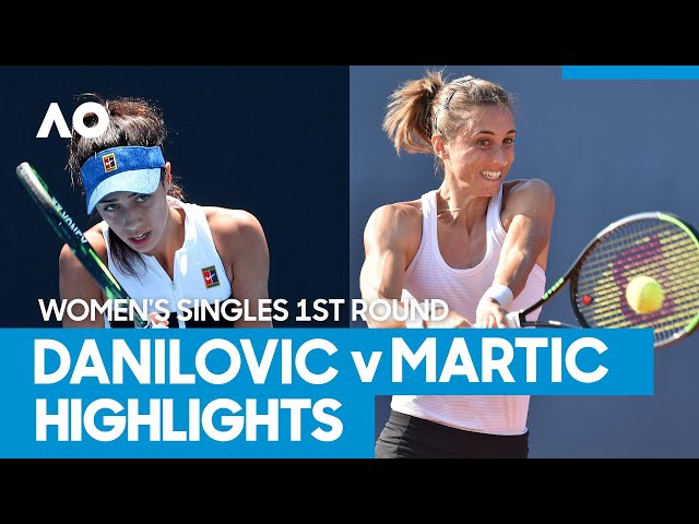 Olga Danilovic vs Petra Martic Match Highlights (1R) | Australian Open 2021 The Global Herald
