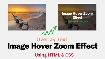 Image Hover Text Overlay Effect With HTML and CSS | Image Hover Effect In CSS