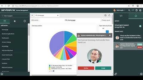 Live Agent Demo - Virtual Agent - ServiceNow