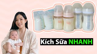 5 MẸO KÍCH SỮA NHANH CHO CÁC MẸ ÍT SỮA 👶🍼🍼🍼