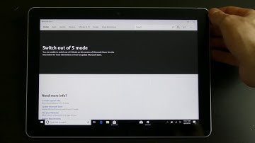 Microsoft Surface Go - Switch From Windows 10 S To Home