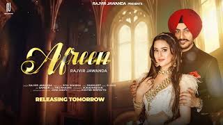 Afreen (Motion Poster) Rajvir Jawanda | Releasing Tomorrow