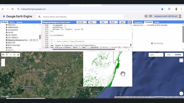 🌍 Mapping Mangrove Forest Loss (2017–2023) Using Sentinel-2 & Google Earth Engine 🌱 | Full GEE