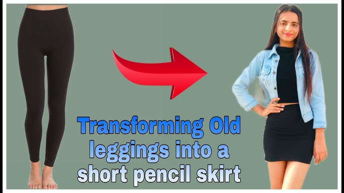 Convert old leggings into Saree Shapewear/ Peticot ।। पुरानी लेग्गिंगस् से  बनाए साड़ी शेप वीअर 