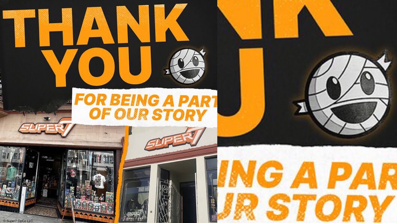 New Toy News Super7 закроет магазины в Сан-Диего и на 16-й улице (Сан-Франциско) к концу 2025 года.