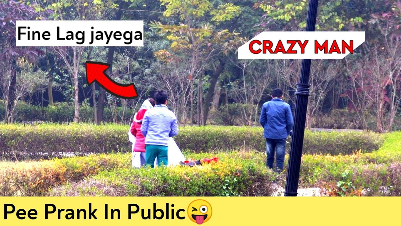 Fake Pee Prank In Public Susu Pee Urine Prank Most Epic Reaction Gyanpuriya Pranker Youtube