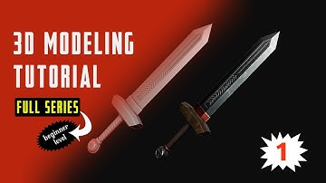 Create a Sword in Maya & Substance Painter: Step 1