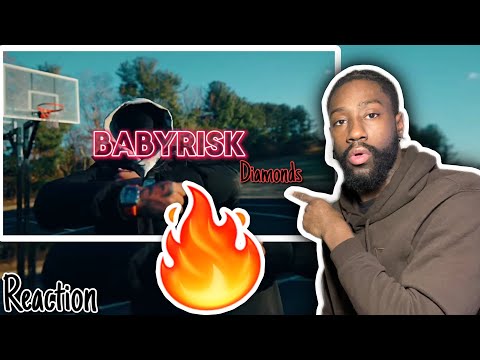 Diamonds- BabyRisk (Official Lyric Video) | Reaction 🔥🔥