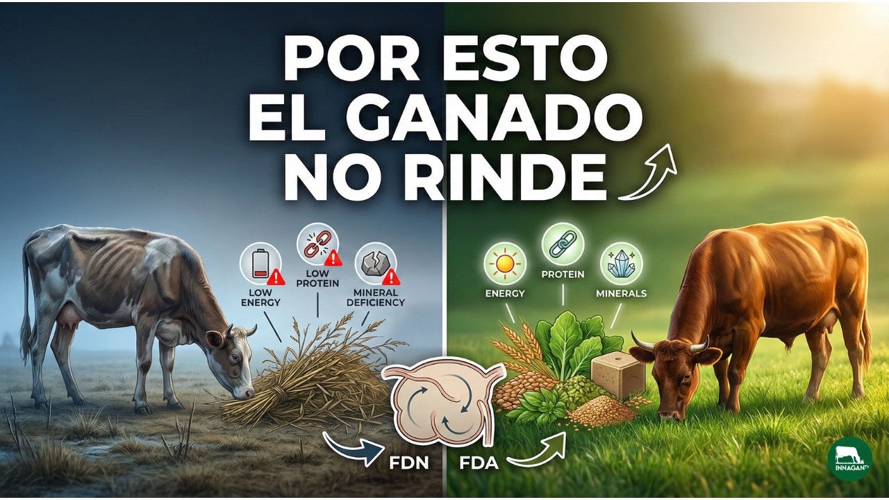 Por esto el ganado no rinde.