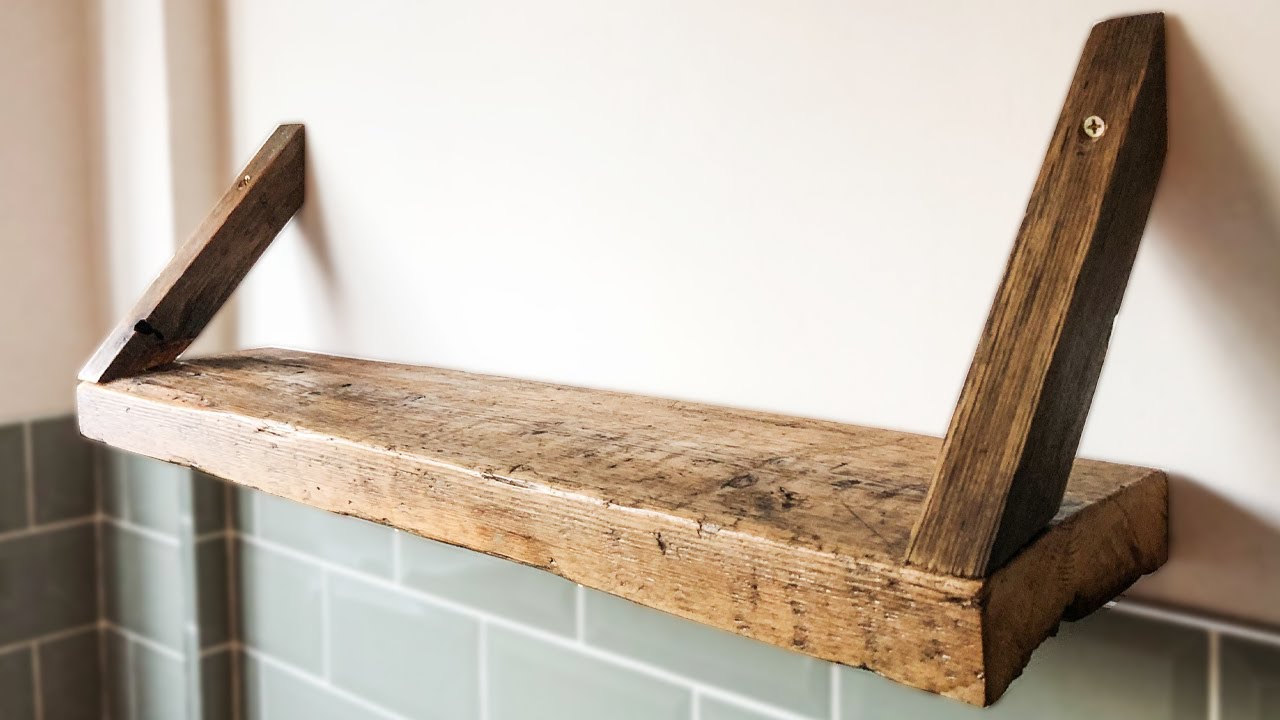 rustic shelves