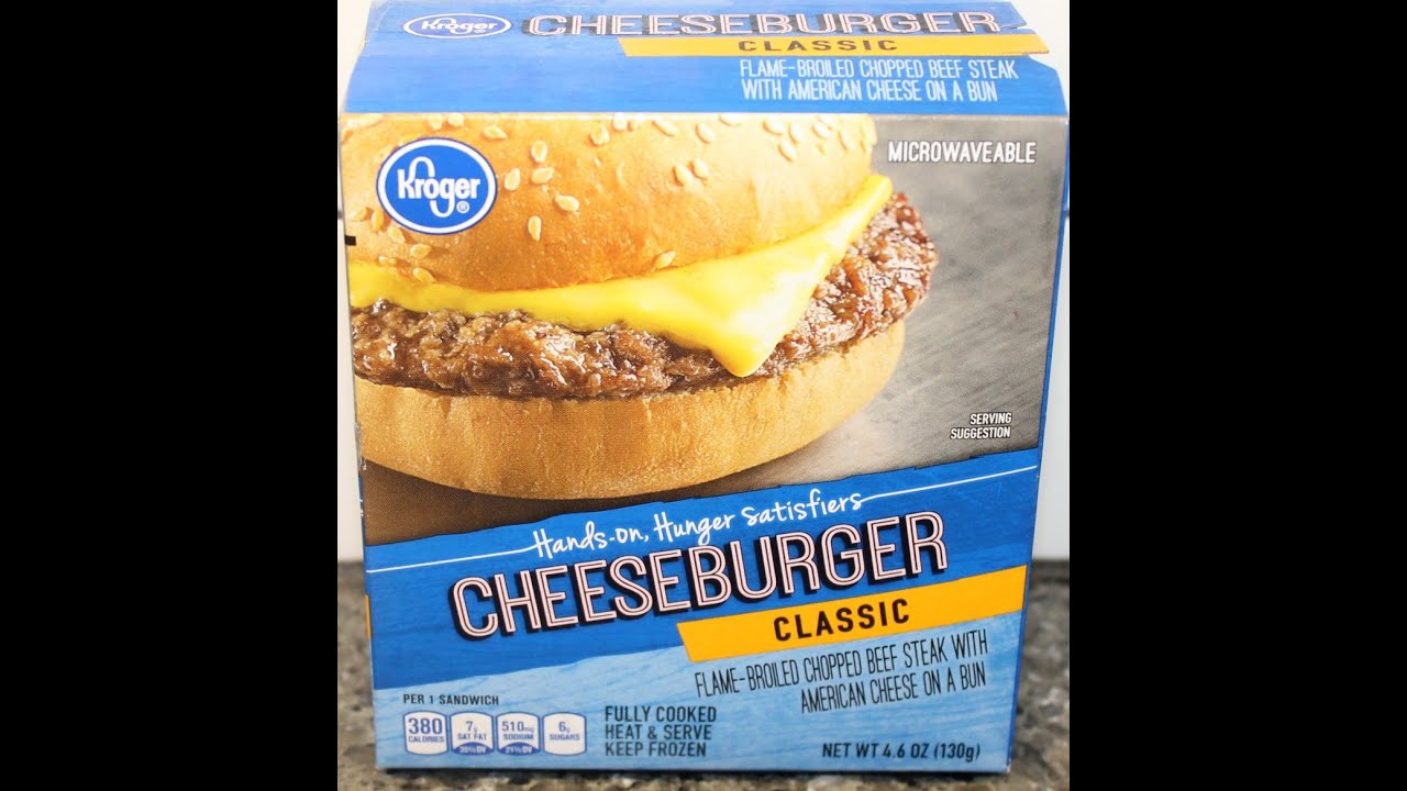Kroger Classic Cheeseburger Review YouTube