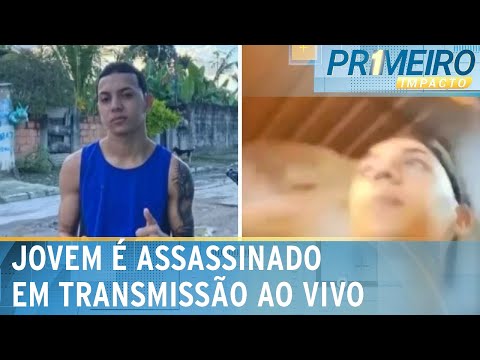 Video jovem-e-assassinado-durante-transmissao-ao-vivo-em-rede-social-primeiro-impacto-15-05-24