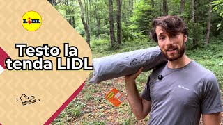 I tested the LIDL CRIVIT tent in the rain: here's what really happened