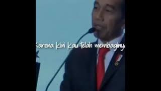story wa Jokowi nyanyi || kumenangis membayangkan