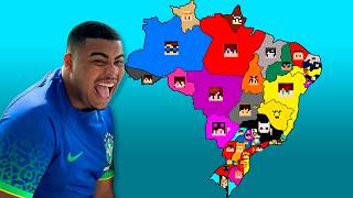 COLOQUEI 40 YOUTUBERS PARA BRIGAR PELO BRASIL