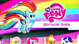 MLP 🦄 rainbow runners 🌈 super FABULOUS😶‍🌫️ Adventure 🤯 With 👑 Rainbow Dash 👑