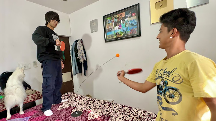 Playing Table Tennis On Bed 😅