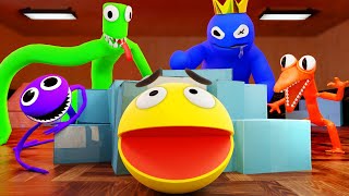 Pacman and the Roblox Rainbow friends