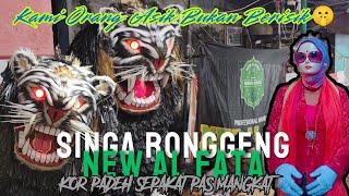 Nabuyyy.. !! Can Macanan Singa Ronggeng New Al Fata Beda Dari Yang Lain !!!