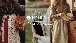 Preparing for homemaking - Godly Homemaking 🏡