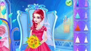 Ice Princess Royal Wedding Day - Fun Spa Makeup, Dress Up, Color Hairstyles & Cakes Design Games screenshot 5