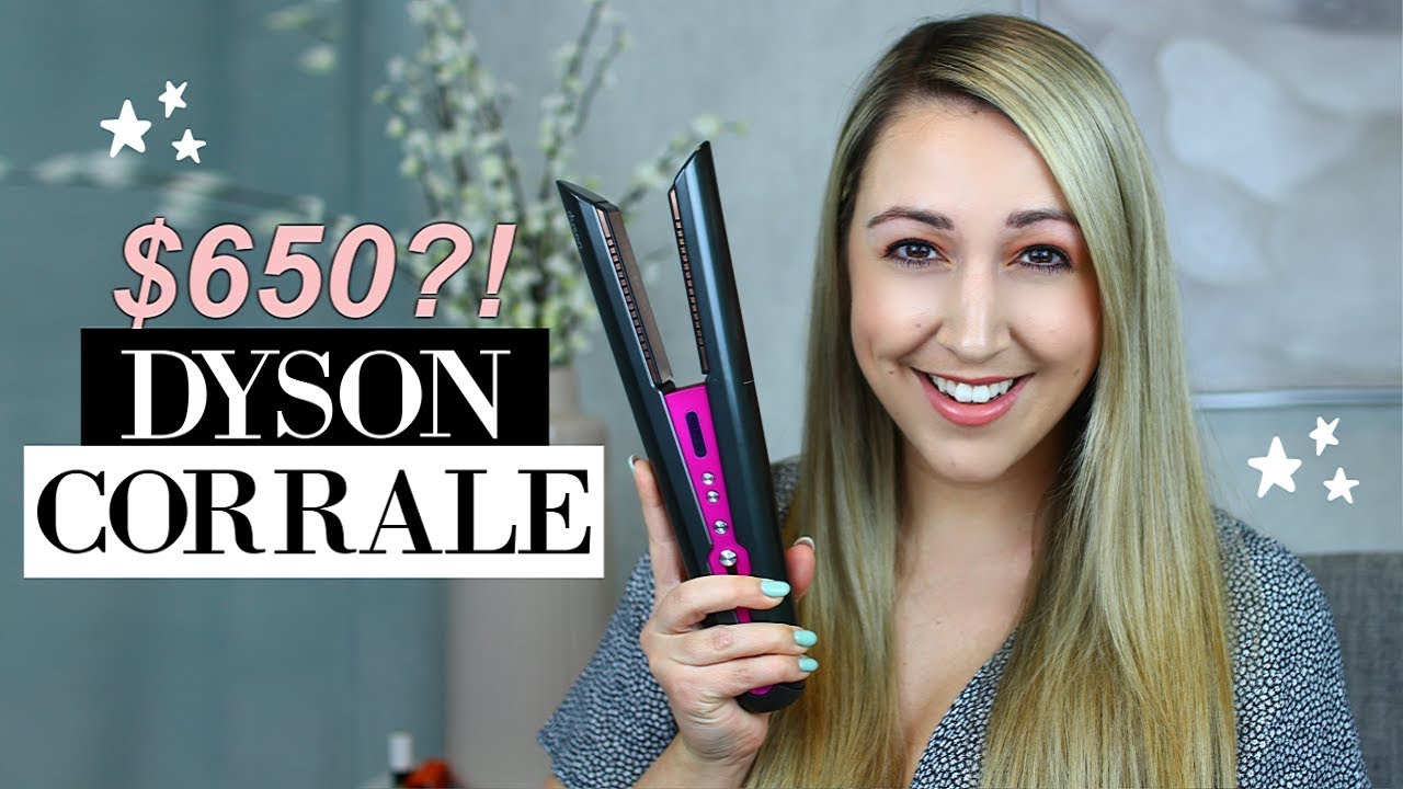 NEW! DYSON HAIR STRAIGHTENER Unboxing & Review of the Dyson Corrale