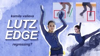 KAMILA VALIEVA (Камила Валиева) LUTZ REGRESSING? -- Eteri Tutberidze Technique