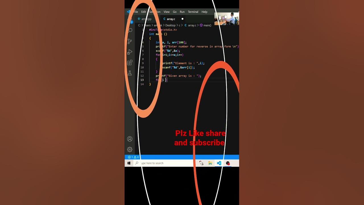 Reverse number using array youtube