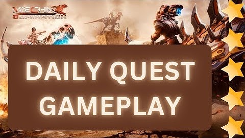 Daily Quest Gameplay Guide in Mecha Domination:Rampage Game | How to Maximize Your Rewards Daily