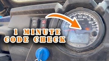 Polaris Check Engine Code, How to Read Codes Without a Reader
