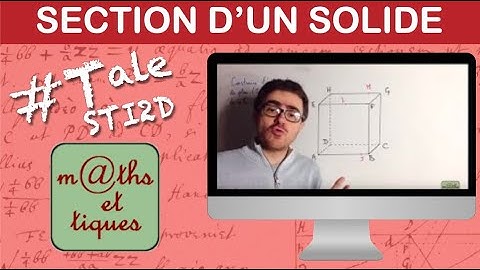 Représenter la section d