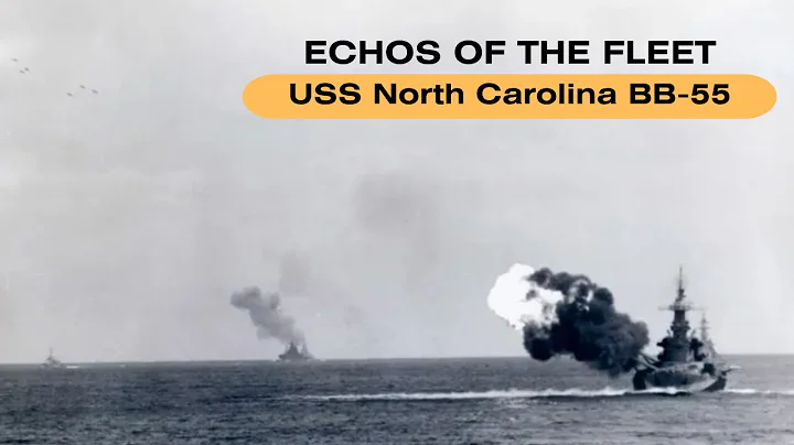 Archival Footage of the Battleship USS North Carolina BB-55