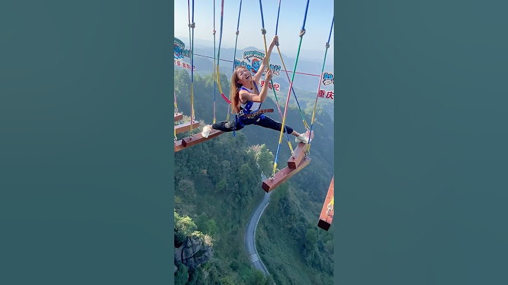 Bungee Jumping With Rope In Beautiful Place:Asmr Bungee Jumping #travel #bungee #funny