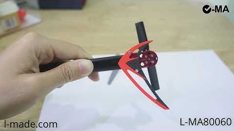 Flywing FW200 Tail Motor Mount and Vertail Tail Fin