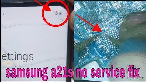samsung a21s no service problem solution