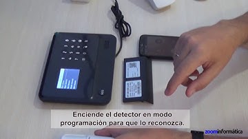 🔻🔻Configuración alarma WiFi con detector movimiento, mando armado y enchufe inalambrico🔻G90B Plus