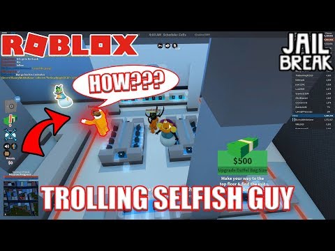 Trolling Selfish Robbers W Funkysquadhd Roblox Jailbreak Youtube - the most selfish roblox player youtube