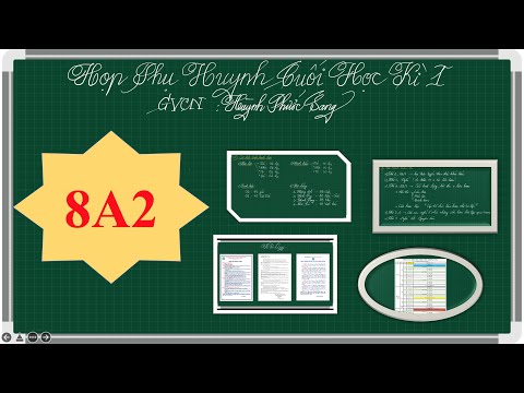 Video HỌP PHỤ HUYNH SƠ KẾT HỌC KÌ 1 LỚP LỚP 8A2 NĂM HỌC 2021... - youtube