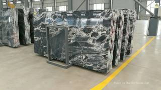 Buy New China Titanic Storm / Lava Ocean Marble Slabs And Blocks from Chinese YEYANG Stone Quarry